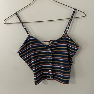 Urban Outfitters Striped Crop Top